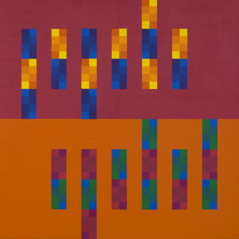 Homage to Évariste Galois 80 x 80 cm