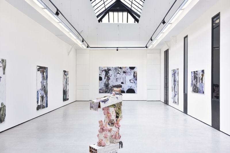 Hôtel Casanova, solo exhhibition by Thibault Hazelzet, Galerie Christophe Gaillard, Paris, 2020. © Thibault Hazelzet - Adagp, Paris, 2020 / © Photo: Rebecca Fanuele.