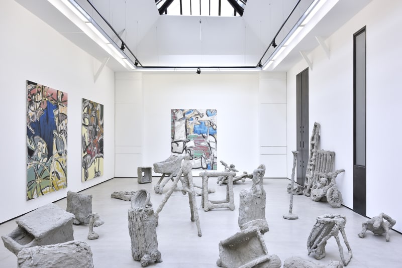 Still Life, solo exhhibition by Pablo Tomek, Galerie Christophe Gaillard, Paris, 2020. © Photo: Rebecca Fanuele.