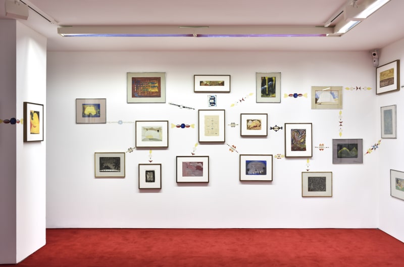 Vue de l'exposition "Eugène Gabritschevsky : Le théâtre des mutations" - Courtesy Galerie Christophe Gaillard - Photo: © Rebecca Fanuele