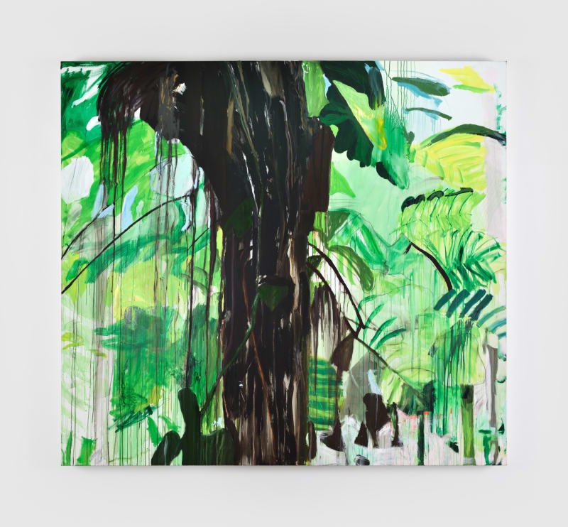 Brian Maguire, The Rainforest, 2022, acrylic on canvas