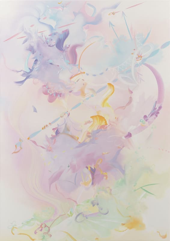 Fiona Rae, Many-Colour'd Messenger, Centre d’art La Malmaison, Cannes, France
