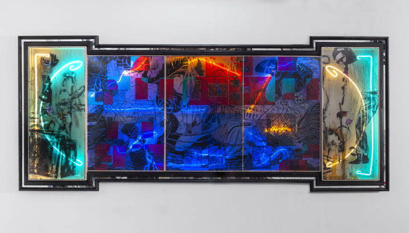 Joris Van de Moortel in Mirrored Infinities (Group Show), Tour & Taxis, Brussels, Belgium