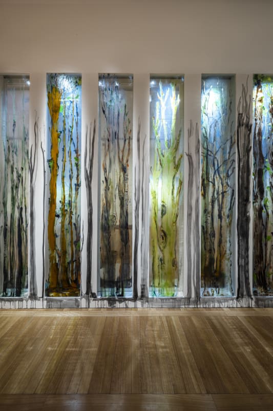 « Vue d’exposition à l’Espace Louis Vuitton Venezia (2023). © Fabrice Hbyer / Adagp, Paris 2023. Photo credits : Daniele Nalesso / Louis Vuitton »