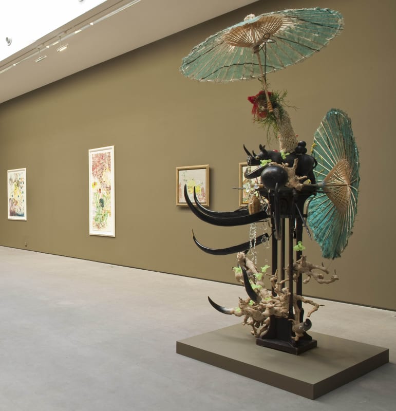 Exhibition view of "Human Traffic", Galerie Nathalie Obadia, Paris 2015