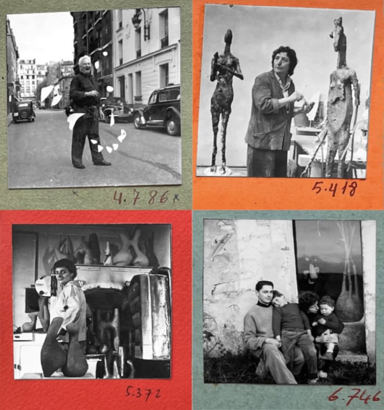 Contact sheets 6x6 made by Agnès Varda, 1950s © succession varda