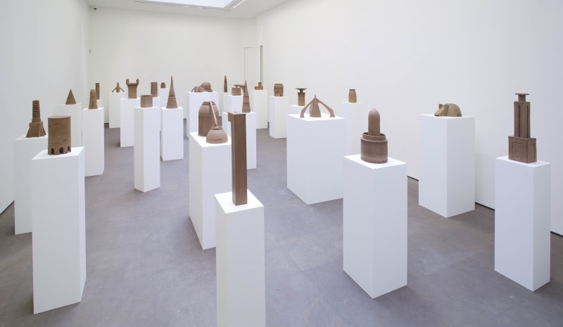 Exhibition view, We owe this considerable land to the horizon line, 2017, Galerie Nathalie Obadia, Paris