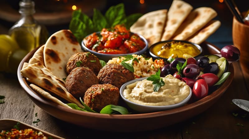 NOUVEL-AN ANNIVERSAIRE DE TRACE-ECART, Buffet oriental et royal