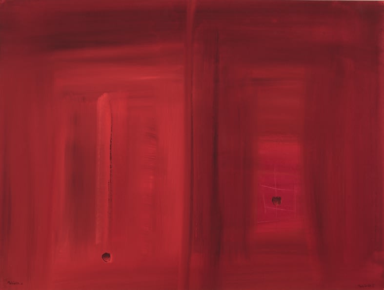 MÜBİN ORHON Untitled, 1977 Gouache on paper 60x45 cm