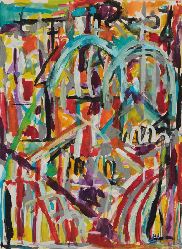 NEJAD DEVRİM Untitled Gouache on paper 31,5x23 cm