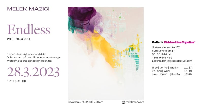 MELEK MAZICI GALLERIA PIRKKO-LIISA TOPELIUS'DA