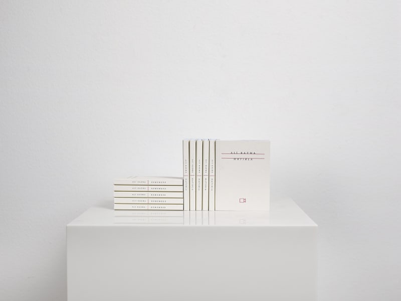Ali Kazma, Remember, Translation: Nazım Dikbaş, Graphic Design: Ayşe Bozkurt, Umur Publications (Istanbul, 2020), Number of prints: 500