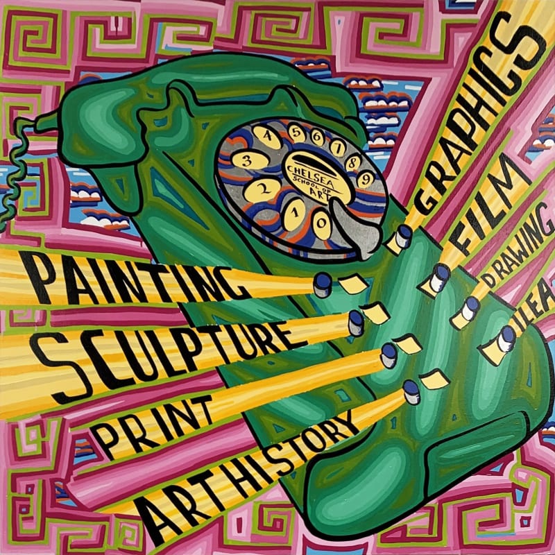 © Bob and Roberta Smith, Green Phone