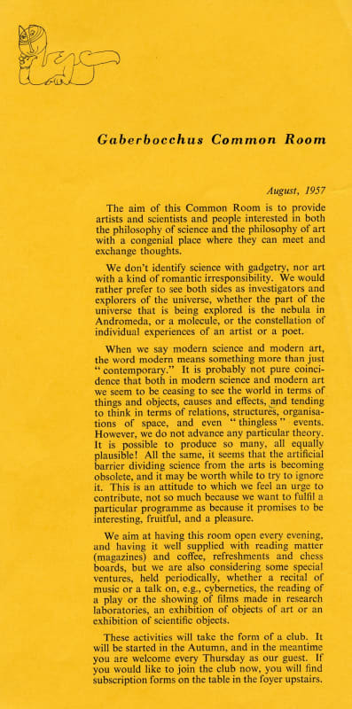 Book Launch | Gaberbocchus Common Room by Jasia Reichardt