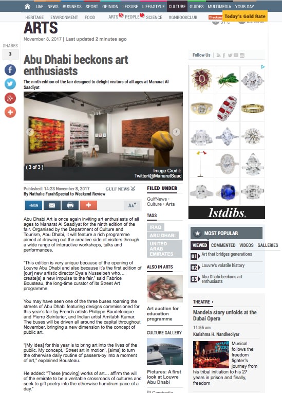 Gulf News | Abu Dhabi Art