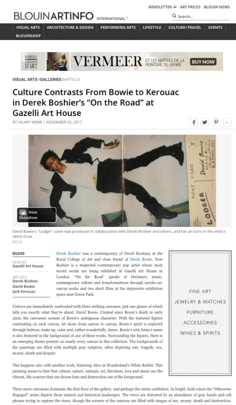 Blouin Art Info | Derek Boshier