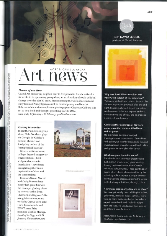 TOUTE SEULE | THE MAYFAIR MAGAZINE | JANUARY 2017