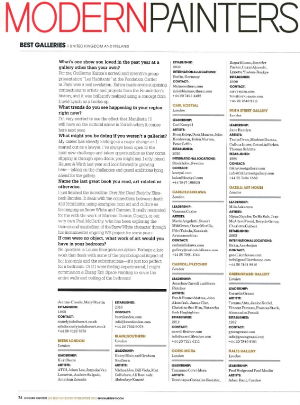 MODERN PAINTERS | NOVEMBER 2015