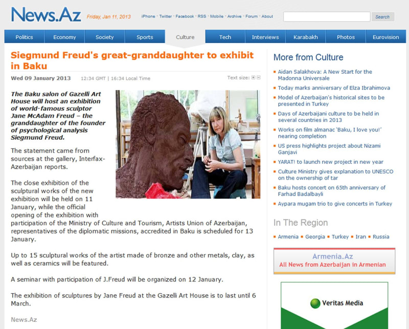 JANE MCADAM FREUD | NEWS.AZ | JANUARY 2013