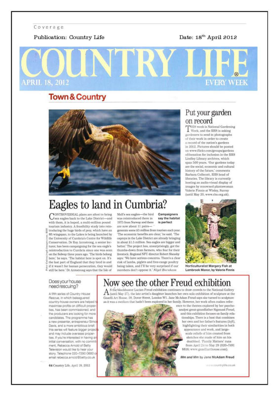 JANE MCADAM FREUD | COUNTRY LIFE | APRIL 2012