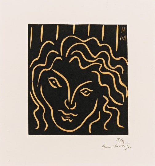 Matisse, Tête de femme en mascaron, 1938