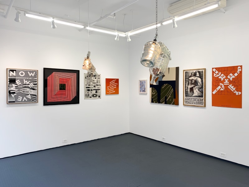 Installation view of Sign of the Times group exhibition