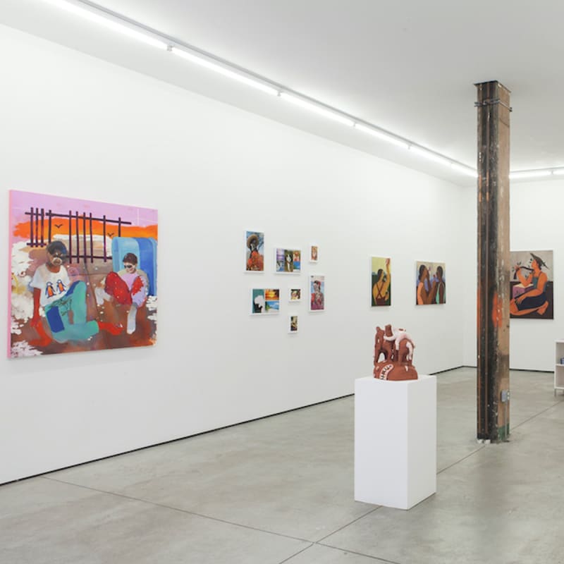 Installation view of Buscando Recuerdos 2021