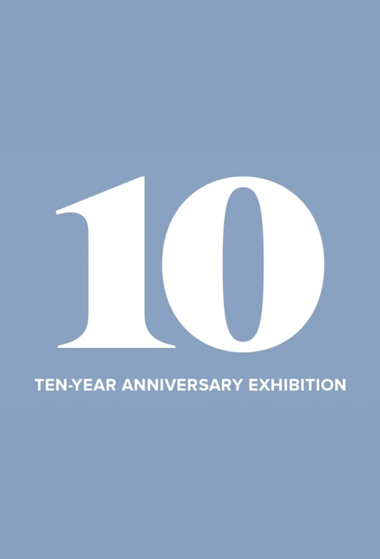 Image of texts - 10, ten-year anniversary exhibition
