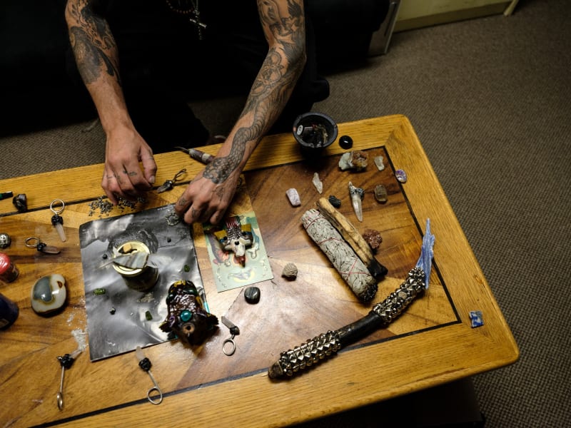 Lucien Shapiro in the studio