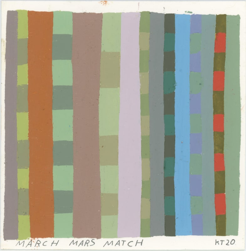 kristin texeira_march_oil on paper_6 x 6 inches_oil on paper_2020