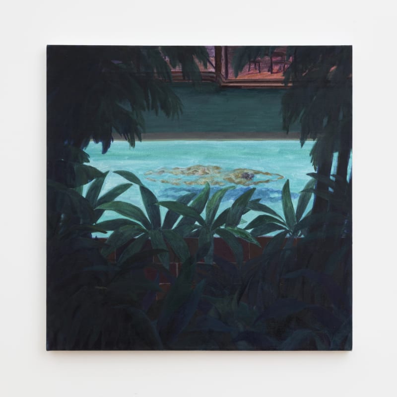 Adrienne Elise Tarver, “An Eye Open to Night”, 2024, Oil on canvas, 32 x 32 inches (81 x 81 cm)