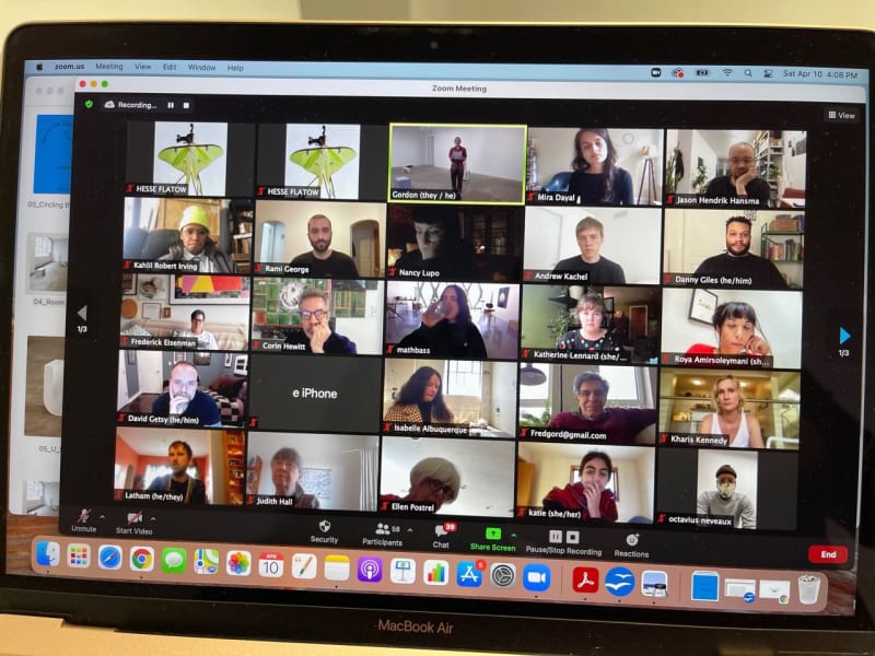 Circling the Square with Gordon Hall, Words from END OF DAY