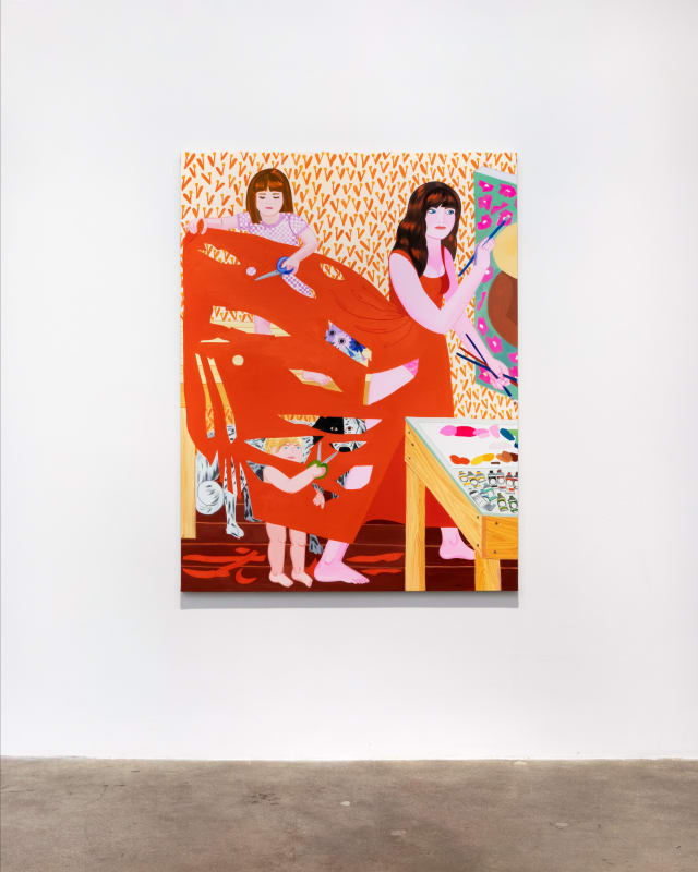 Madeline Donahue, "Over-Touched 15 Minute Nap," 2022, color pencil on paper, 14 x 11 in (35.6 x 27.9 cm)