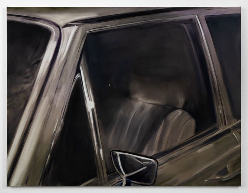 Aglaé Bassens, Idling, 2025, Oil on canvas, 51 ⅛ x 66⅞ inches (130 x 170 cm). Courtesy of the artist and HESSE FLATOW New York. Photo: Jenny Gorman.