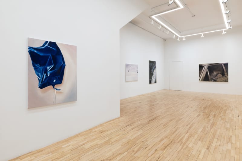 Installation view, Aglaé Bassens, VACANT, HESSE FLATOW, New York. Photo: ©Jenny Gorman.