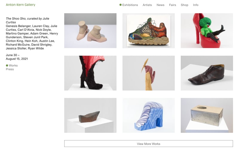 Carl D'Alvia in The Shoo Sho, curated by Julie Curtiss