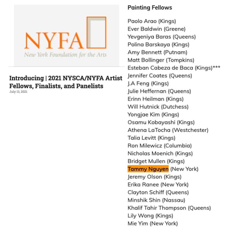 Introducing | 2021 NYSCA/NYFA Artist Fellows, Finalists, and Panelists