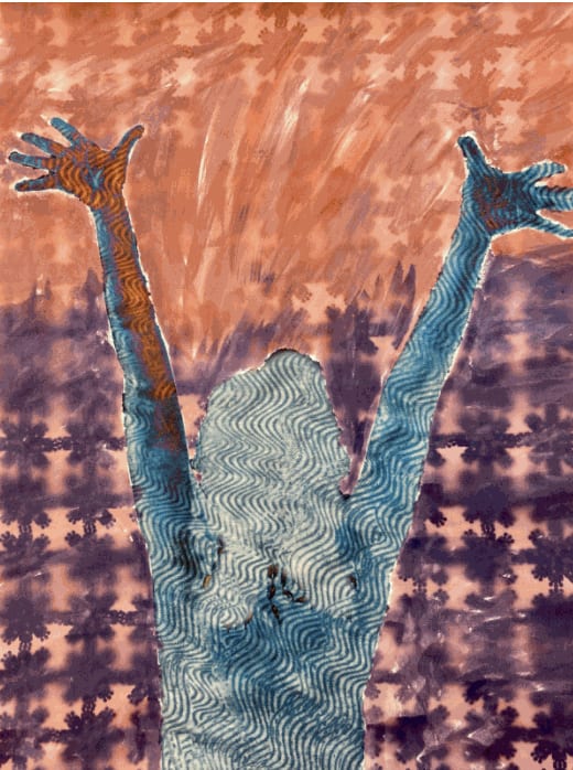 Adama Delphine Fawundu, "Wata Bodi", archival inkjet, photo lumen on cotton paper, 17” x 60”, 2022
