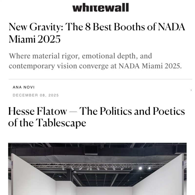 New Gravity: The 8 Best Booths of NADA Miami 2025