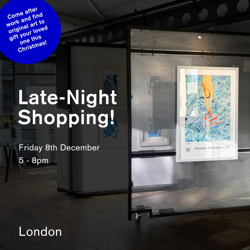 Late-Night Shopping | London, Enjoy the festivities alongside original Lowry, Miro, Hockney and more!