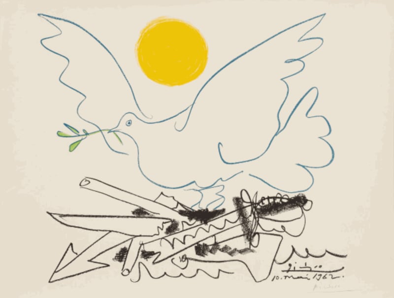 Pablo Picasso, La Colombe de l’Avenir , 1962