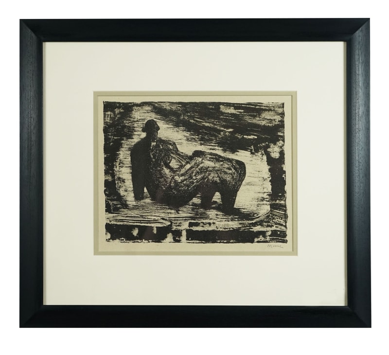Henry Moore, Black Reclining Figure IV, 1974