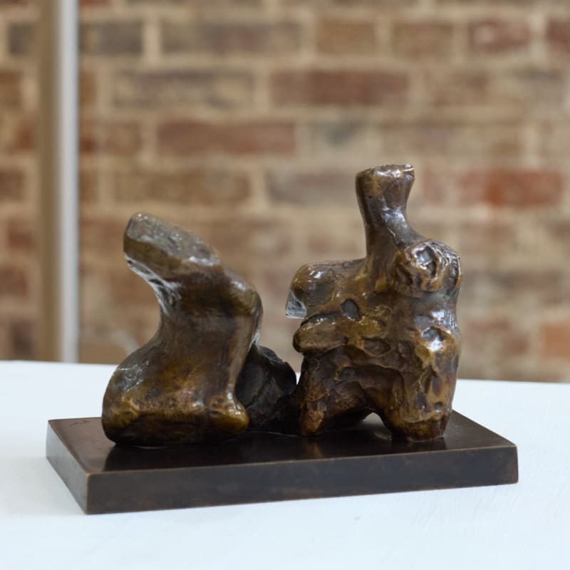 Henry Moore, Maquette for Two Piece Reclining Figure No. 1, 1959 - 74