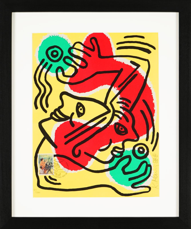 Keith Haring, International Volunteers Day, 1988
