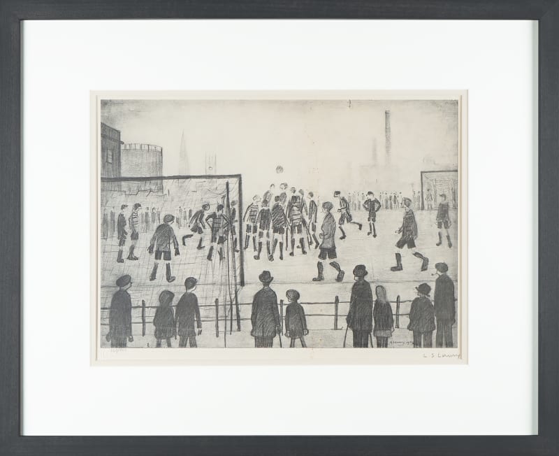 L.S. Lowry, The Football Match, 1973