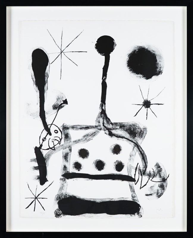 Joan Miro, Album 19: Plate XVIII, 1961