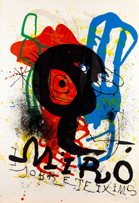 Joan Miro, Poster for Sobreteixims Exhibition, 1973