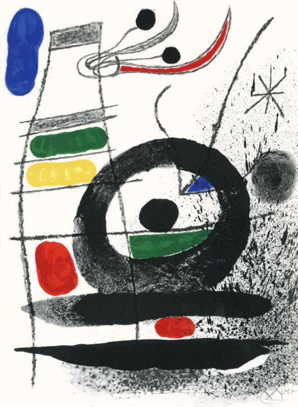 Joan Miro, Le Chien de Coeur, 1969