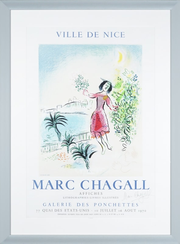Marc Chagall, Ville de Nice, Galerie des Ponchettes, 1970