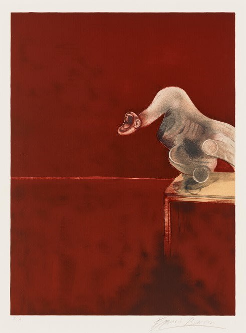 Francis Bacon, Second Version, Triptych 1944: Plate 3, 1989